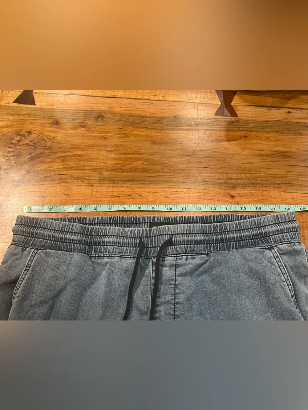 True Religion Two-Tone Light Gray and Black Relaxed Jogger Jeans